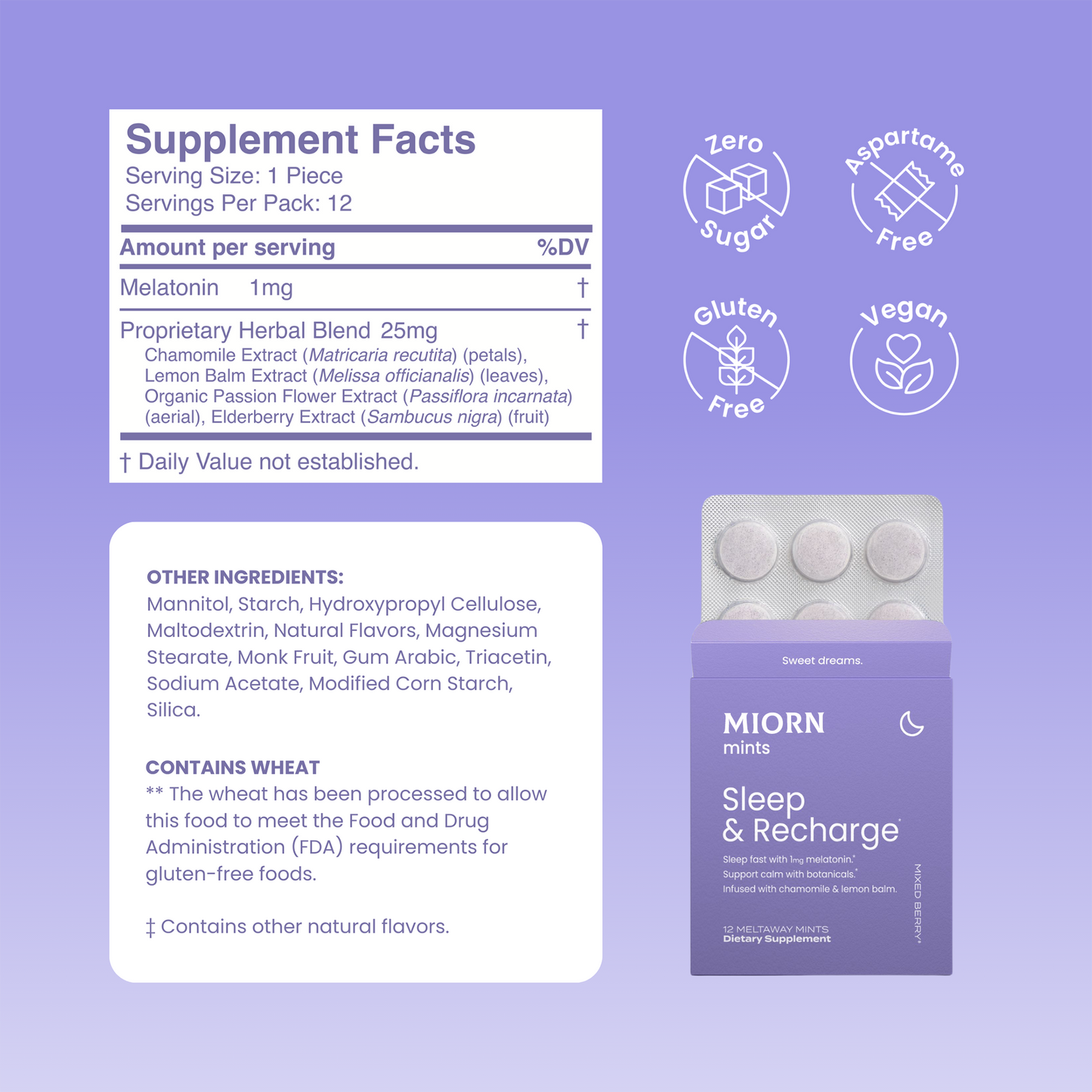 Sleep & Recharge™ Meltaway Mints