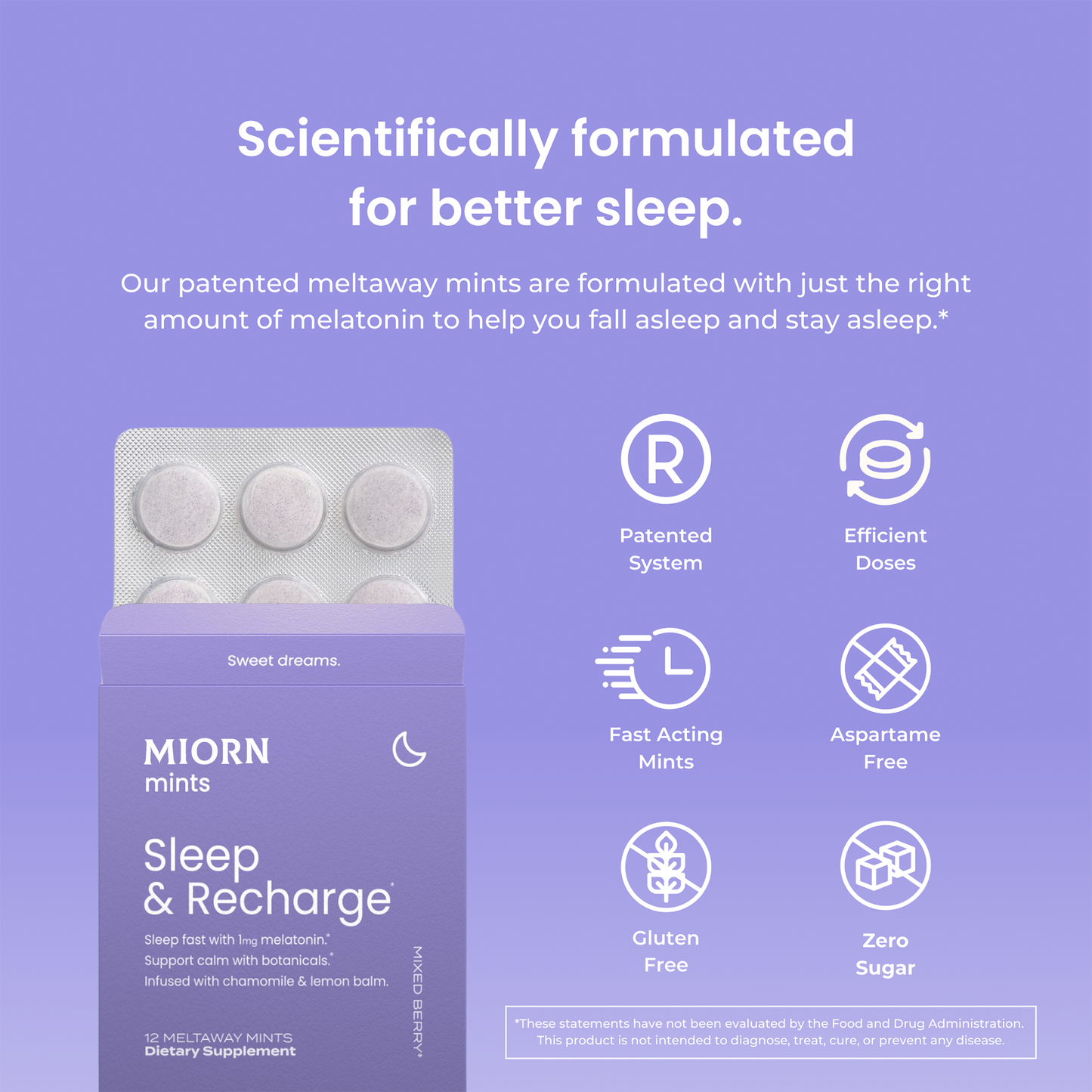 Sleep & Recharge™ Meltaway Mints